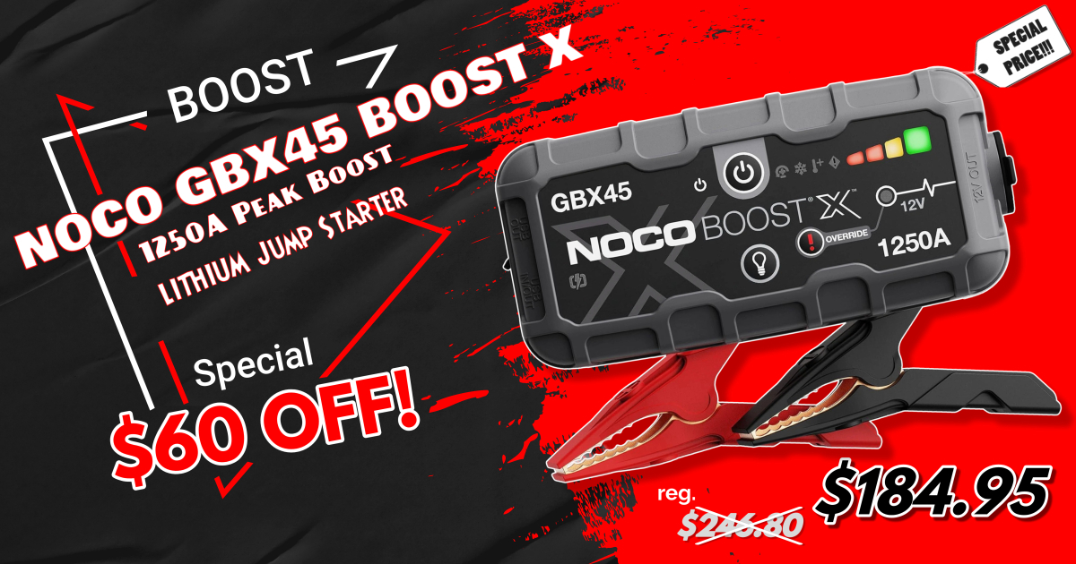 NOCO GBX45 1250A 12V Boost X UltraSafe Lithium Jump Starter